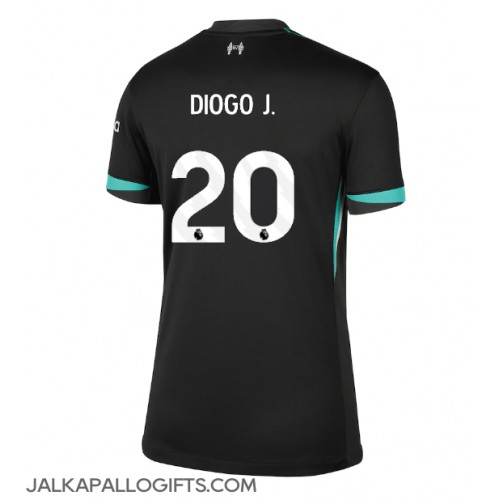 Liverpool Diogo Jota #20 Vieraspaita Naiset 2024-25 Lyhythihainen